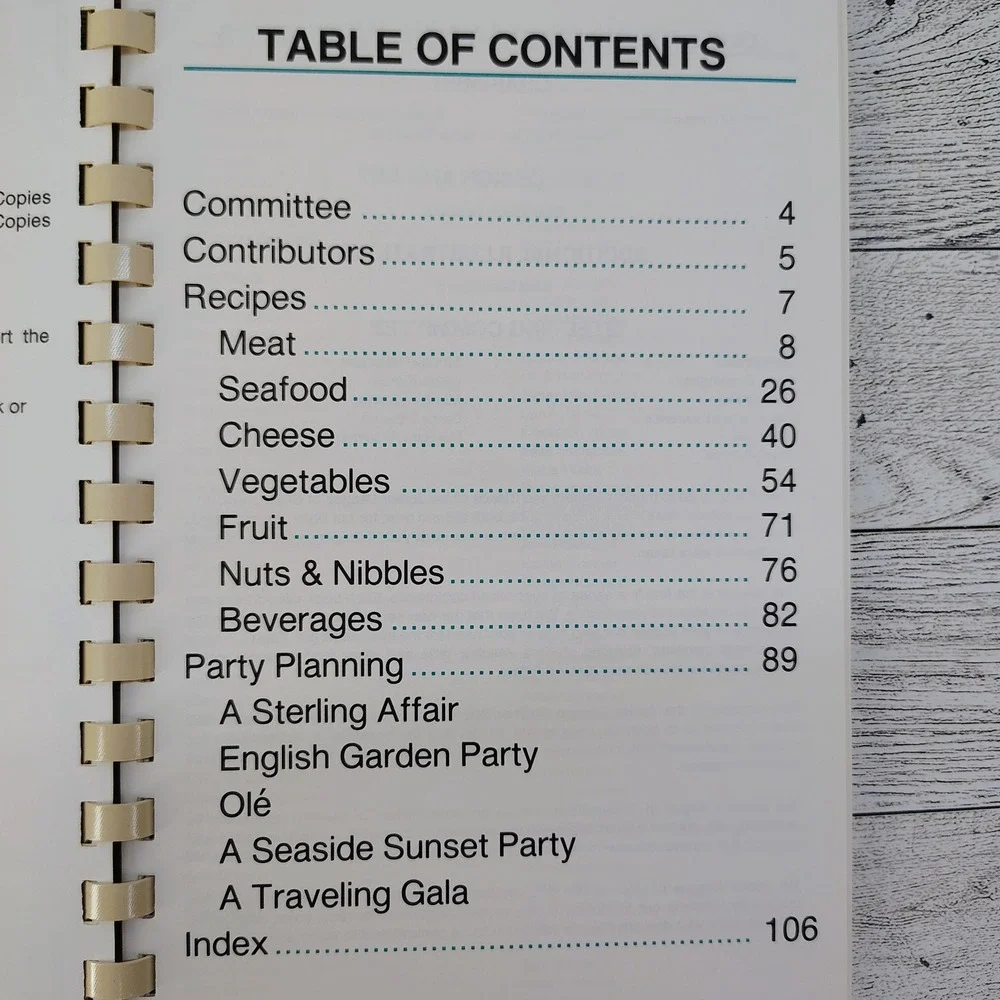 Out of Our League Too Appetizers Junior League‎ Greensboro NC 1986  Vtg Cookbook
